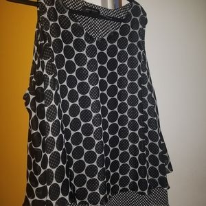 Mixed print shirt